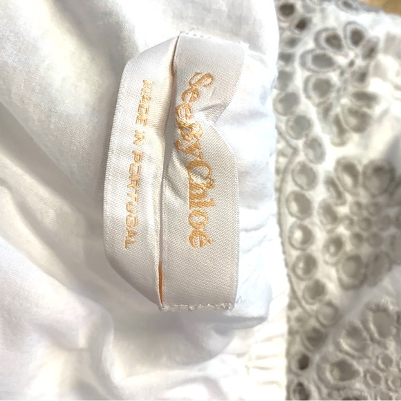 See by Chloe 530$ retail! on/off shoulder tiered maxidress, size 36 ( small) - Picture 10 of 10